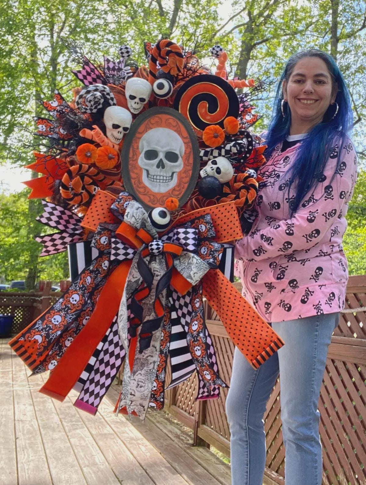 Haunted Whimsy Grand Entrance Wreath - Etsy