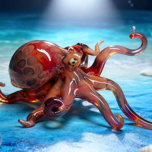 Figurine De Poulpe Réaliste – Décoration Animaux Marins – Modèle Détaillé – Idée Cadeau Original – Neuf