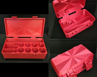 Travel/Storage Case *CUSTOM* for Vial(s) & Supplies-  Peptides/Insulin/GLP-1/TRT w/Vial Cap(s)*
