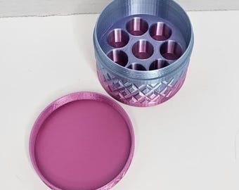 3ml Vial Storage Case | 7-Slot GLP-1/TRT/Peptide/Injection Fridge Organizer