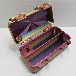 Estuche de viaje para viales de 10 ml o 3 ml y suministros (TRT, péptidos, insulina y GLP-1) con tapa.