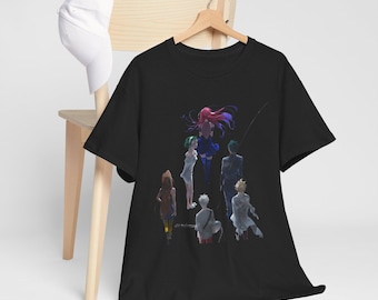 Anime Alien Stage Characters T-Shirt | Group Figure Illustration