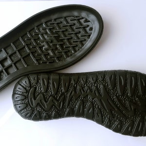 Thermo Rubber Soles Black for Your Own Projects Supply for Shoes Snow ...