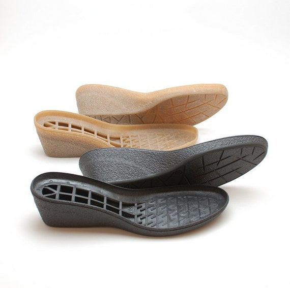 rubber sole wedge shoes