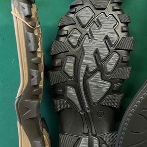 Rubber soles Black for your own projects big sizes Supply for shoes snow boots image 2