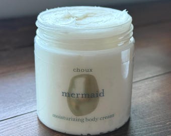 Mermaid Moisturizing Whipped Body Butter, Ocean Scented Body Cream