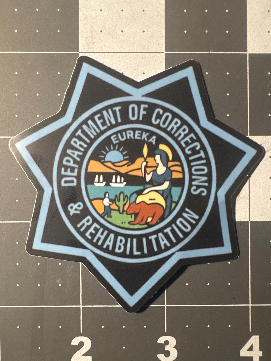California Prison Guard Sticker CDCR STICKER California Department of ...