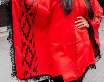 Poncho pesado argentino