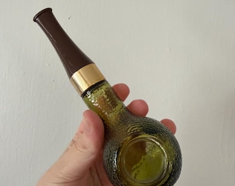Vintage 1970's Avon Pipe Shaped After Shave Empty Bottle