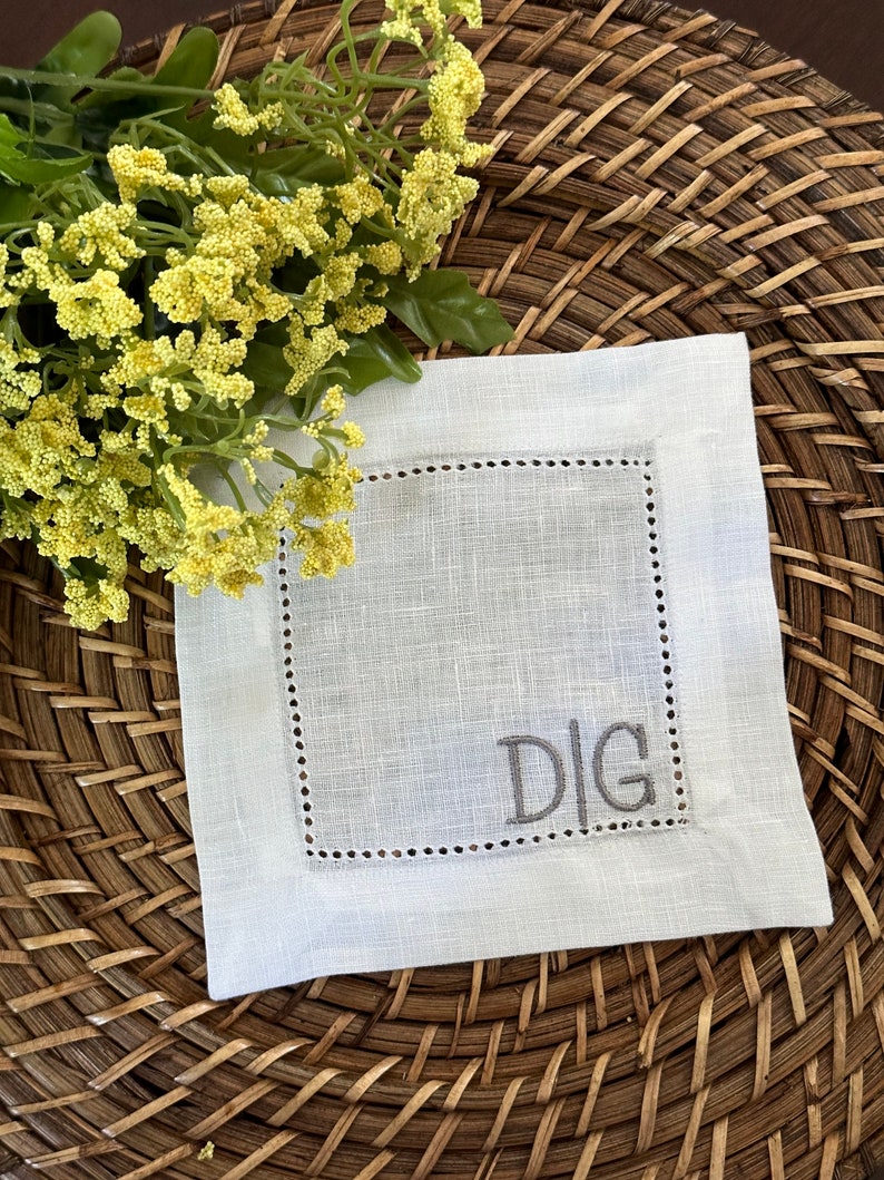 TheMakerCo Linen Cocktail Napkin