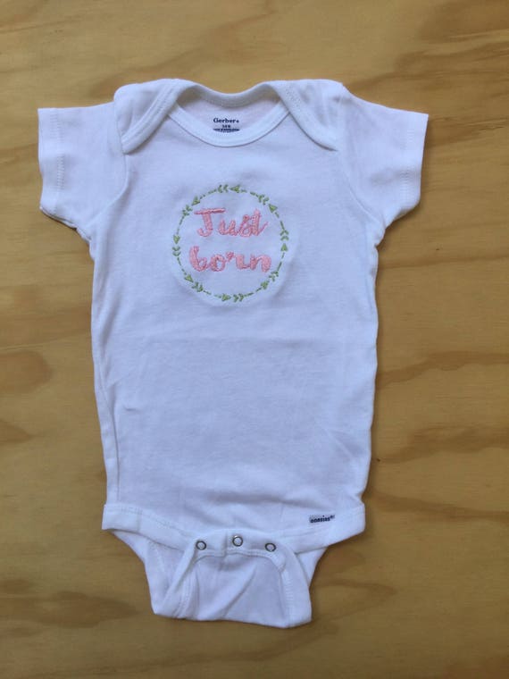 just born onesie