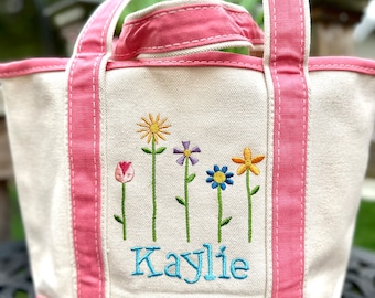 Personalized Tote Bag, Embroidered Personalized Bag, Canvas Embroidery Tote Bag