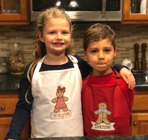 Kids apron on sale etsy