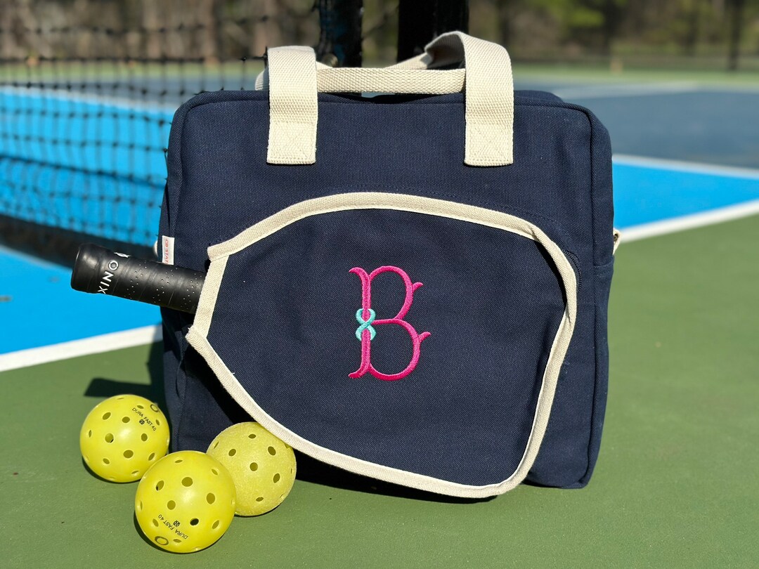 Pickleball Personalized Bag Monogrammed Pickleball Bag Etsy