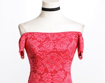 Carola Off Shoulder Lace Dress Tango Ballroom Latin Dance Tango With Love