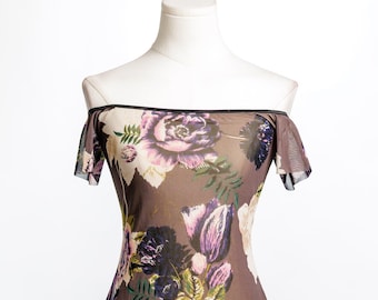 Evita Back Panel Dress Tango Latin Ballroom Dance Tango With Love