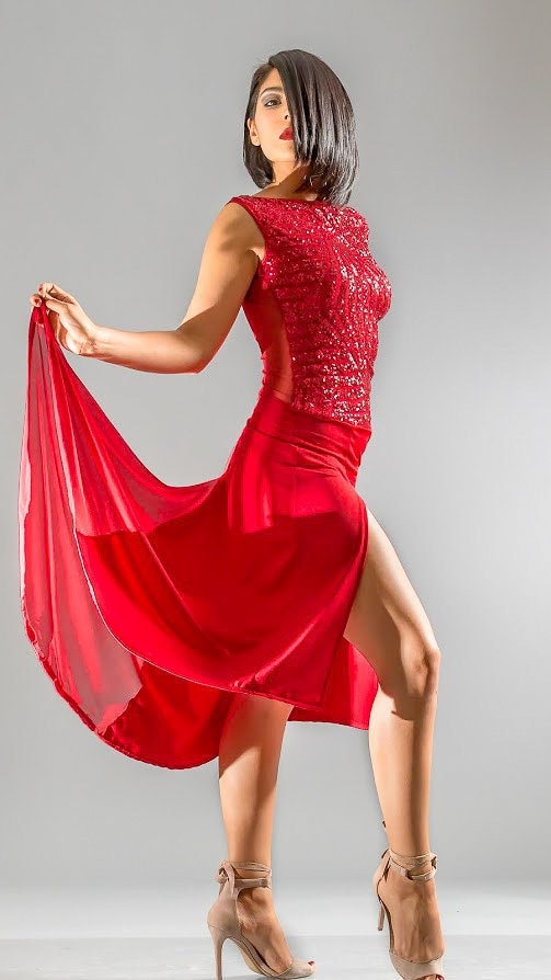 Tango Dress Showcase Ballroom Latin Argentine Tango Fantasia Tango Dress Showcase Ballroom Latin Argentine Tango Fantasia