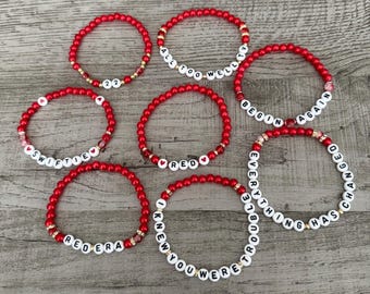 Red Era Friendship Bracelets