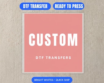 Aangepaste DTF-warmteoverdrachtprint | Volledige kleur | Drukklaar