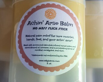 ACHIN' ARSE BALM- Arnica and menthol infused balm