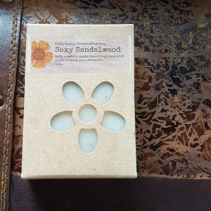 SEXY SANDALWOOD- Handmade soap with a soft sandalwood fragrance