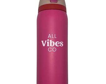 Owala FreeSip Stainless Steel Water Bottle 32 oz Pink