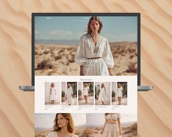 Boho Fashion WordPress-websitesjabloon voor boetiek- en kledingmerken
