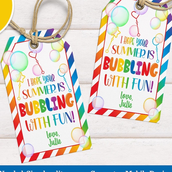 Bubble Tags Etsy