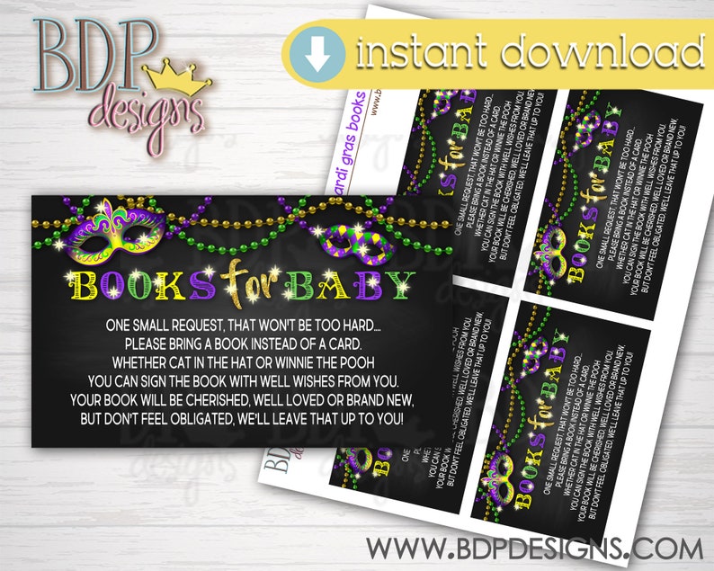 Mardi Gras Books for Baby Mardi Gras Book Insert Mardi Gras Etsy