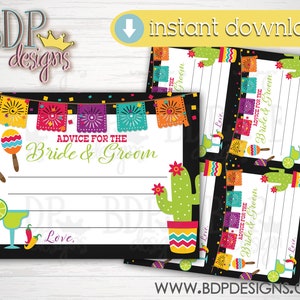 Consejos de fiesta para los novios, Consejos para los novios imprimibles, Consejos para los novios, Tarjetas de consejos de fiesta, Compromiso de fiesta