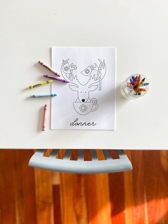 Reindeer Coloring Pages