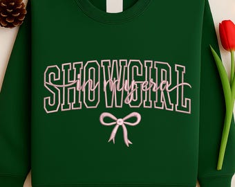 Showgirl In My Era Embroidery Design, Pink Bow Western Letter Pattern, Trendy Cowgirl Machine Embroidery, Country Girl Stitch File