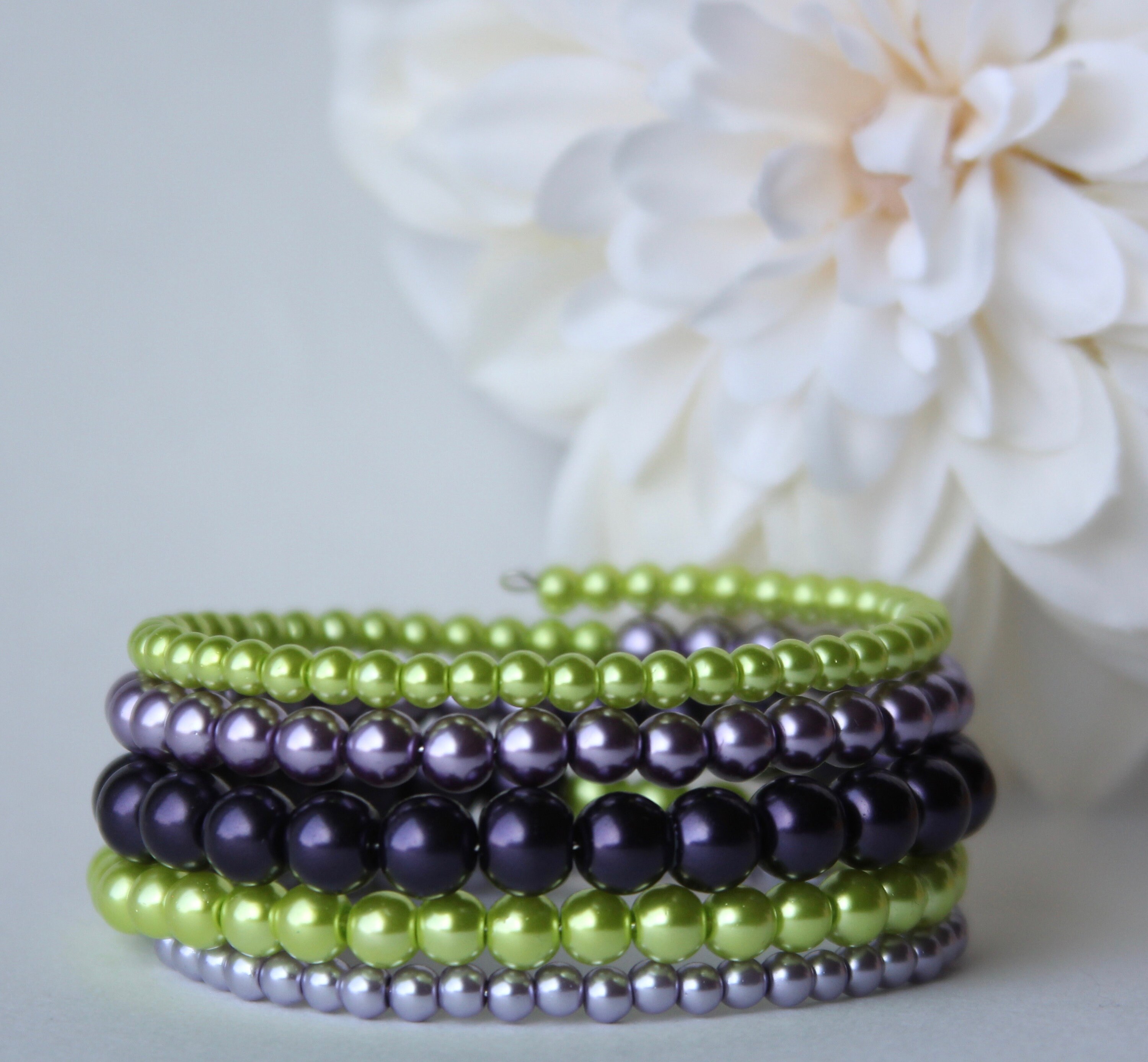 Green Purple Bracelet main image 1