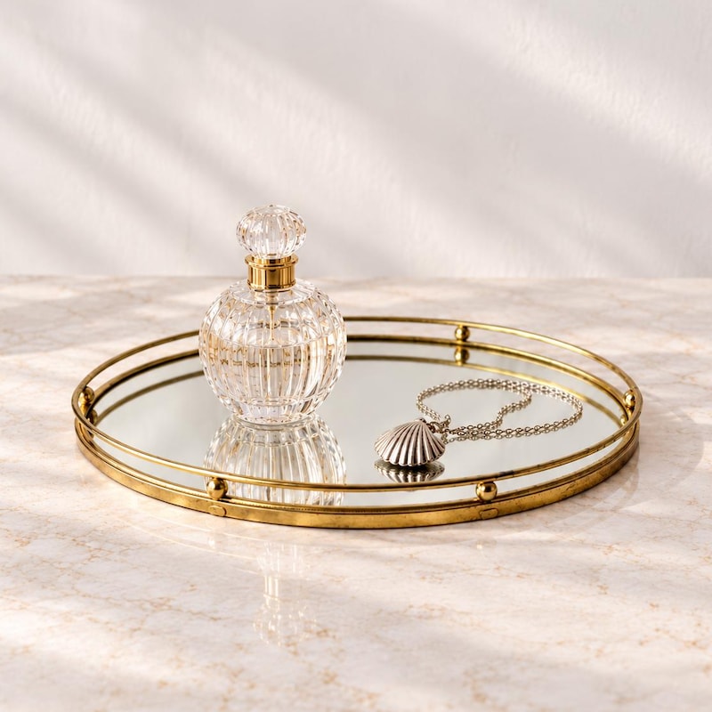 Oval Vanity Mirror on Stand - Etsy