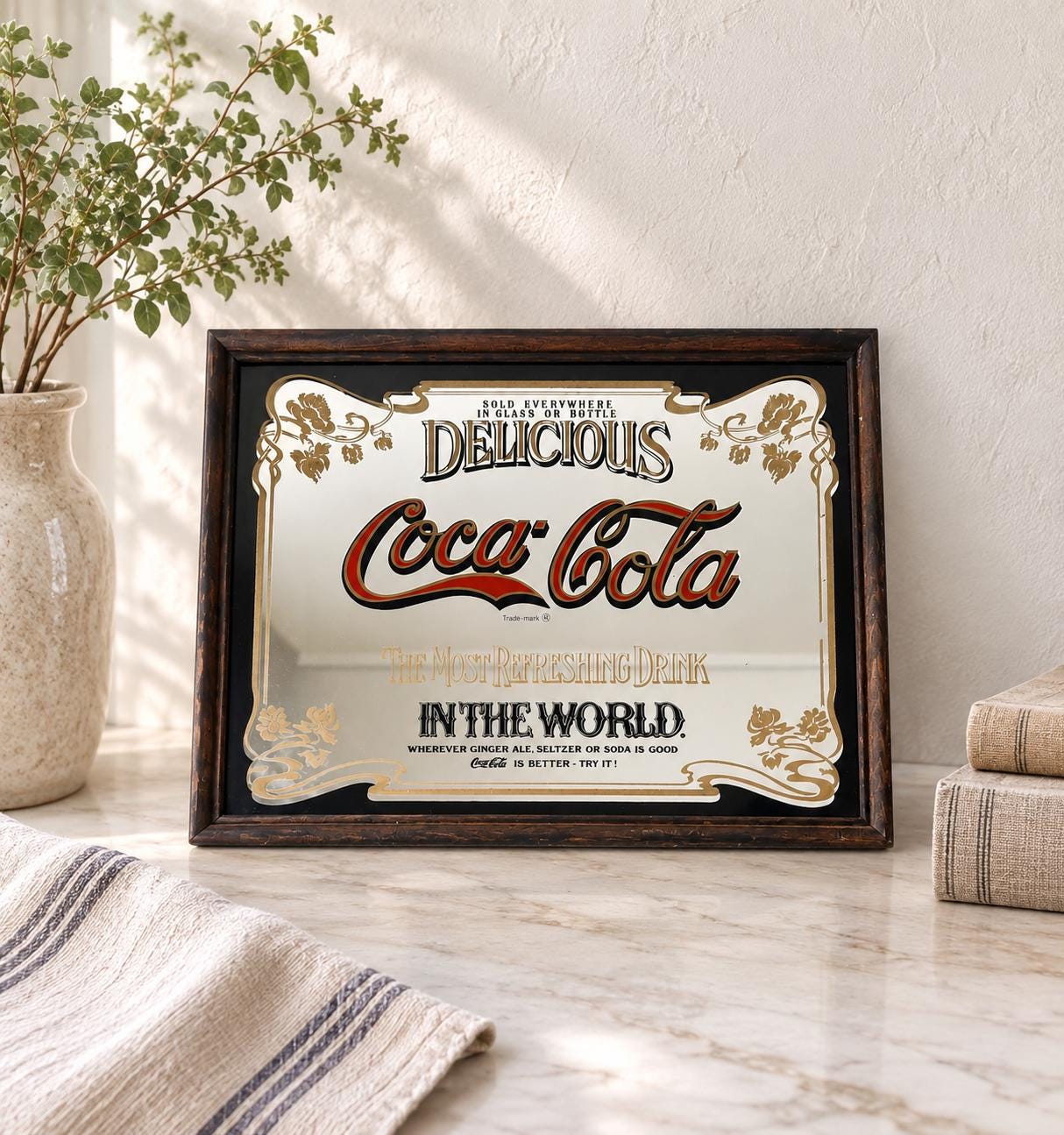 Coca Cola Bar Mirror - Etsy