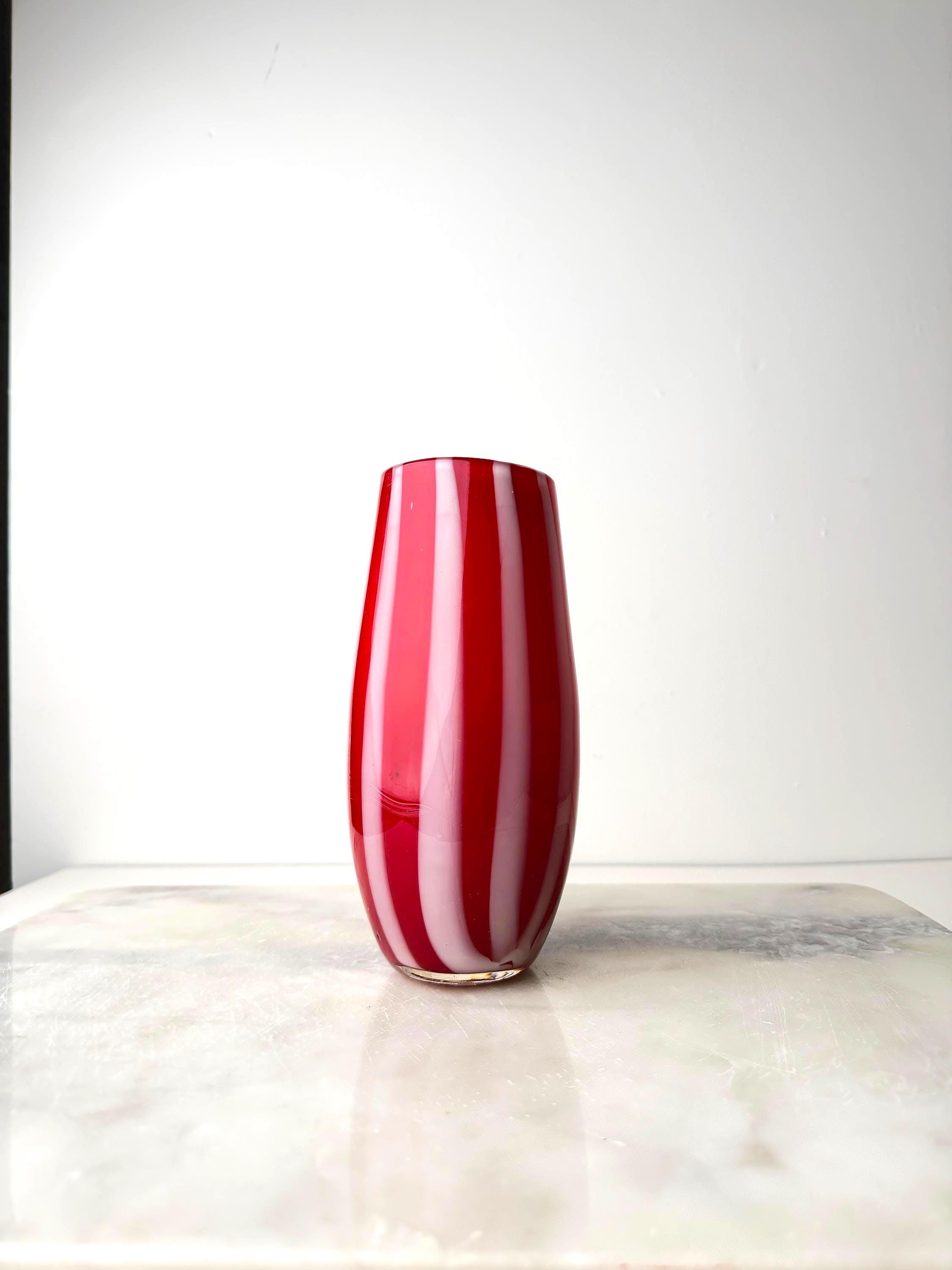 Swirl art glass vase - Etsy 日本