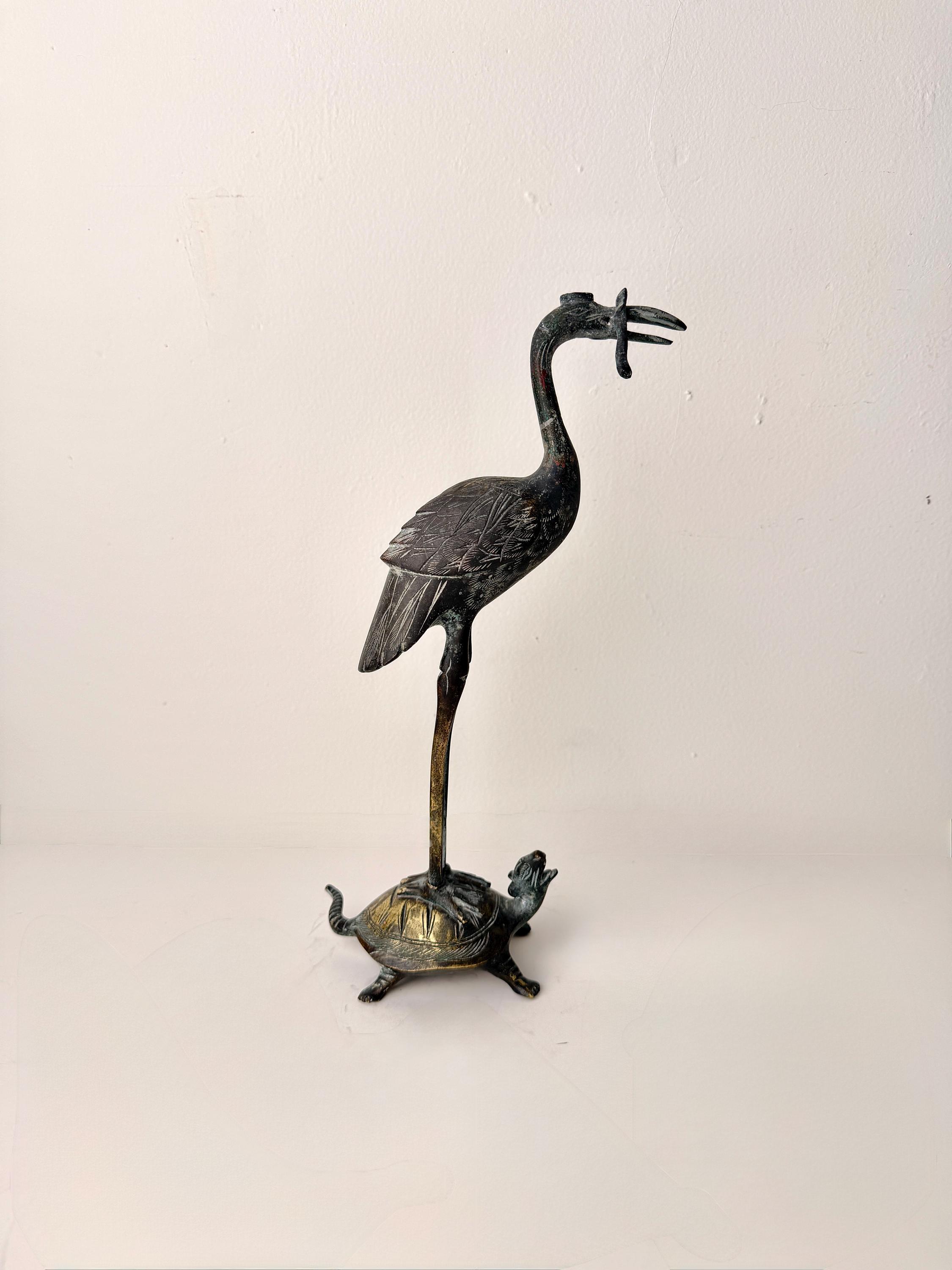 Crane on Turtle - Etsy Singapore