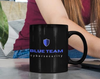 Blue Team Cybersecurity Mug: SOC Analyst Gift
