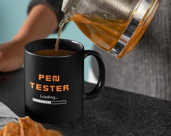 Pen Tester Loading Mug | Ethical Hacker Gift