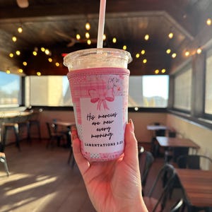 New Mercies Iced Drink Sleeve image 1