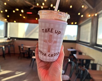 Take Up Your Cross Iced Drink Sleeve