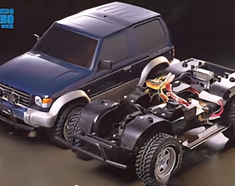 1992 Tamiya Mitsubishi Pajero Super Exceed 1:24 Scale Model Kit
