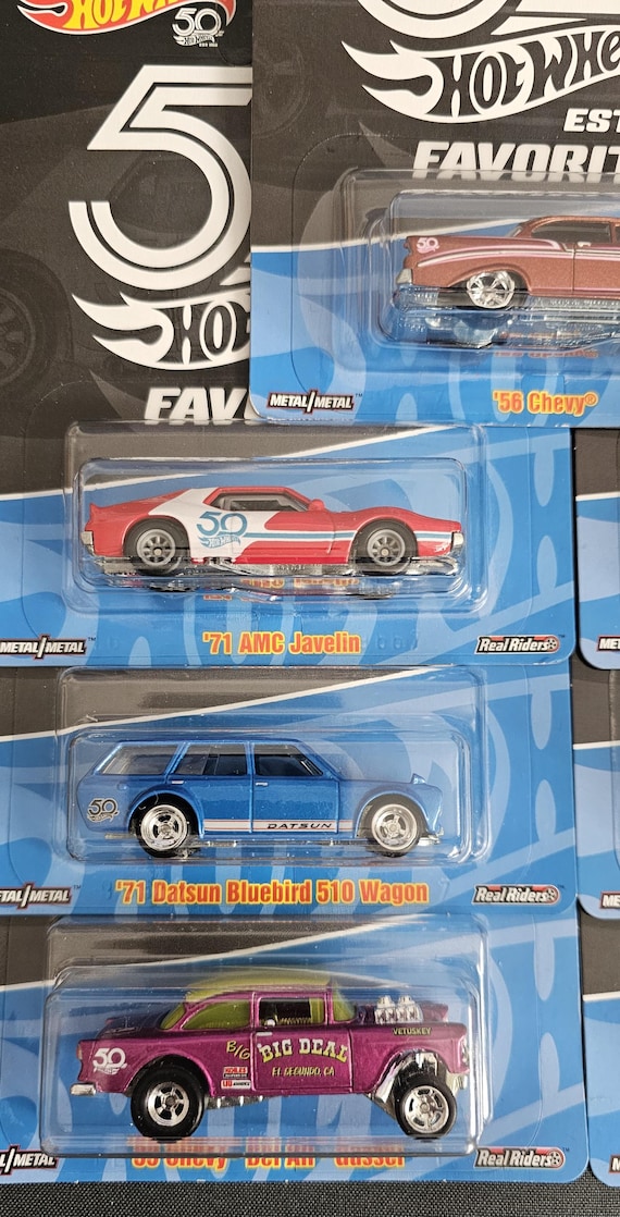 Hot Wheels 50周年記念ミニカーセット Hot Wheels 50th Anniversary Premium Set Est. 1968 Real Riders Full