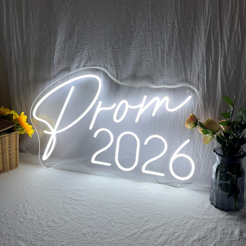 Prom 2026 LED Neon Sign, Custom Prom Night LED Neon Light, Graduation ...