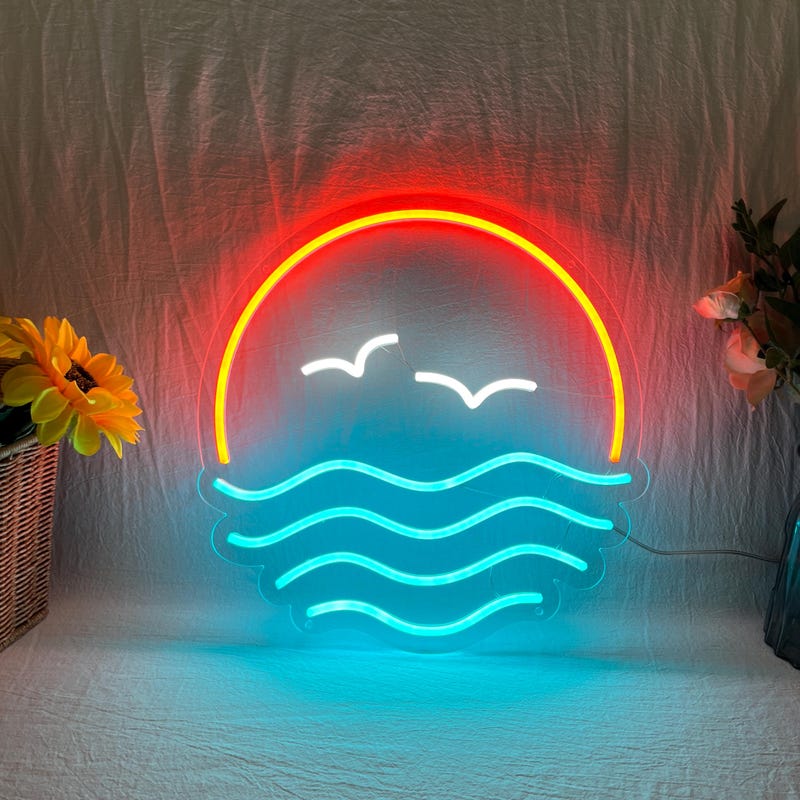 Sunset Neon Sign - Etsy