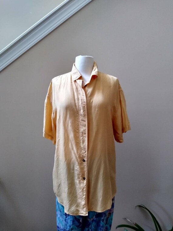 express silk shirt