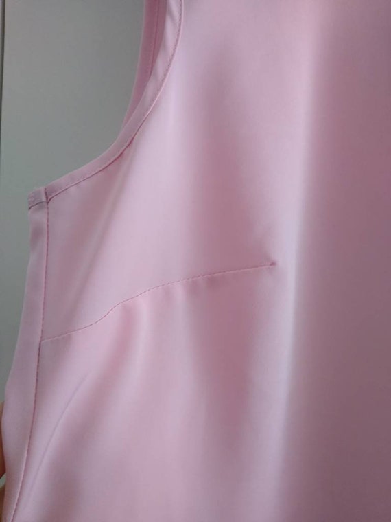 Vintage Pink Southern Lady Sleeveless Blouse // E… - image 4