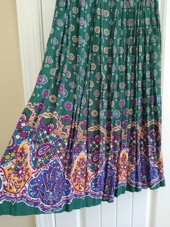 Vintage 80s 90s Sweet Briar Skirt // Pleated Pais… - image 2