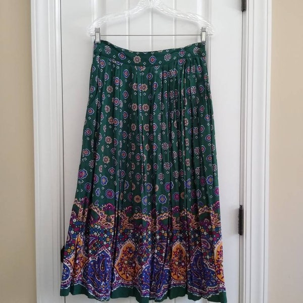 Dark Green Skirt - Etsy