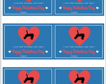 Boys Flipping Valentines (ALL BLUE)